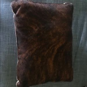 2 Cowhide accent pillow